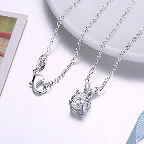 Collier en argent 925 étincelant avec cristaux durables - 5