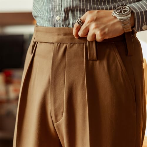 Red Tornado Army No 2 Dress Pants High Rise4