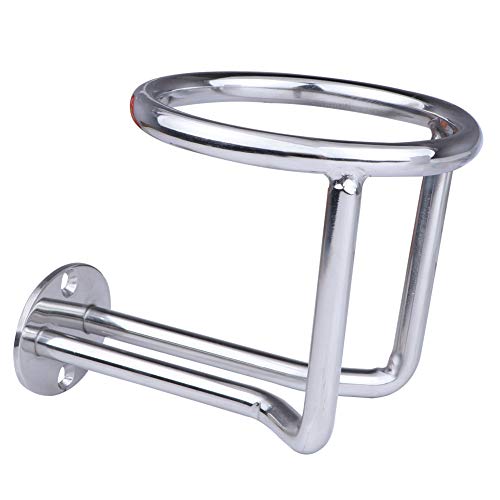 Prairie Metal Boat Ring Cup Holder Stainless Steel Ringlike Drink Holder for Marine