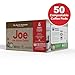Joe Knows Coffee, Tall Dark & Handsome – 50 Count Compostable Dark Roast Coffee Pods | Bold & Rich Flavor | Compatible With K-Cup Brewers | Eco-Friendly | Kosher | Gluten-Free