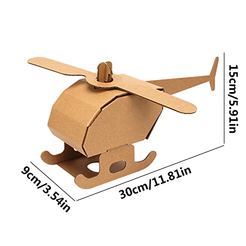 Casa de Papelão,Forte de papelão para crianças | Paper Toys DIY Making, Crisp KT Board, Cultive Conc