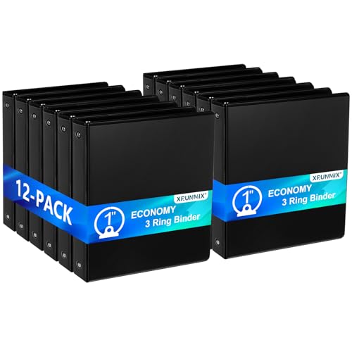 Classeurs 3 anneaux 2,5 cm ClearVue noir format lettre pour document