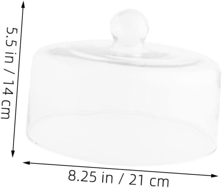 Decorative Glass Food Cover Cake Plate Cover Lid Chafing Dish Lid Cheese Dome for Serving