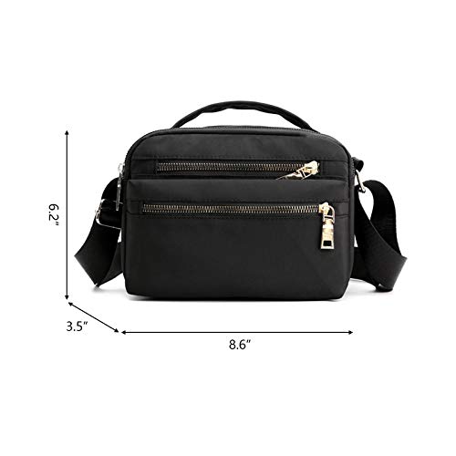 NOTAG Small Crossbody Bag for Women Nylon Travel Purses Waterproof Shoulder Handbags with Multipockets2