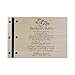 LifeSong Milestones Personalized Funeral Service Guest Book Engraved Wood Memorial Service Guestbook Celebration of Life Remembrance in Loving Memory Keepsake 12.25x9 (Maple)