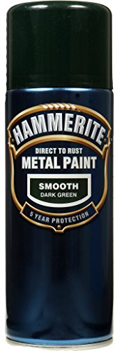 Hammerite Metal Paint Smooth Dark Green 400ml Aerosol
