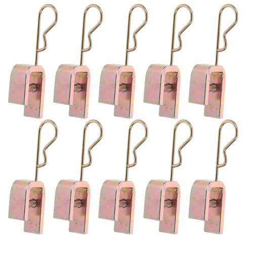 Alipis Lot De 10 Clips De Serrage Pour Rallonge De Valve De Pneu Double Roues Colliers MéTalliques ÉTanches Et Faciles À Installer Pour Voiture Camion Et Suv