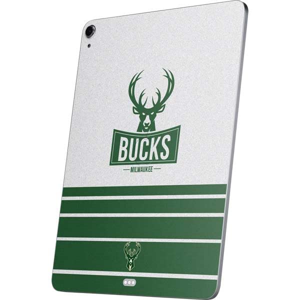Skinit Decal Tablet Skin Compatible with iPad Air 11in (2024-2025) - Officially Licensed NBA Milwaukee Bucks Static Design