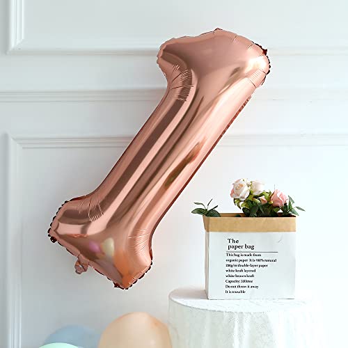 Balonar 40 Inch Jumbo 13Rd Rose Gold Foil Balloons For Birthday Party Supplies,Anniversary Events Decorations And Graduation Decorations #TOP4