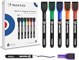 6 couleurs vives : ce lot de stylos pour tableau blanc est disponible en 6 couleurs différentes : noir, rouge, bleu, vert, orange, violet.