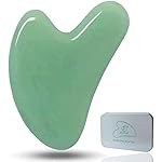 Ditind Gua Sha, Jade Stone Gua Sha Massage Tool, Guasha Tool for Face and Body Skin Massage. Gua Sha Set for Toxins Prevents Wrinkles for SPA Acupuncture, Therapy Trigger Point Treatment.