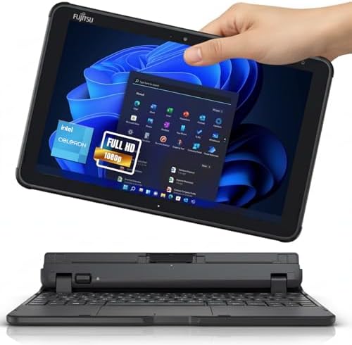 （06:00時点） 【整備済み品】富士通 ARROWS Tab Q5010｜10.1型 WUXGA（1920×1200）タブレットPC｜intel 第九世代Celeron N4020/4GB/64GB｜Windows 11 Pro｜防水防塵(IPX5/IPX7/IPX8/IP5X)｜USB Type-C充電｜Wi-Fi｜microSD対応（最大64GB）