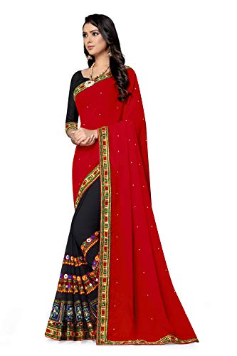 Image of SERONA FABRICS Ethnic Saree (or) Sari for Women, Ideal for Wedding, Party, Festive & Daily Wear