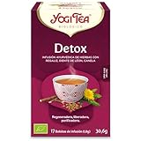 Yogi Tea Detox Bio - Con Regaliz, Diente de León y Canela - Pack de 6x17 bolsitas (102 bolsitas en total)