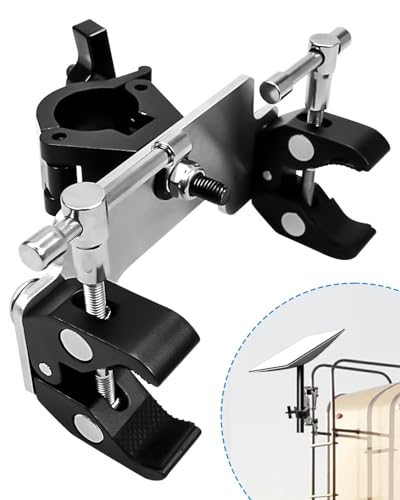 Portable Heavy Duty Metal Mounting Kit Compatible with Starlink for RV and Roof Pipe Adapter, Ideal Accessories for Camper