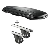 2 Dachträgerstangen aus Aluminium, Maße: 1350 x 31 x 50 mm, abschließbar (mit 4 Schließzylindern und 2 Schlüsseln)