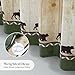 DS BATH Woodland Rustic Bear Moose Shower Curtain, Cabin Lodge Green Cream Beige Fabric Shower Curtain, Waterproof Vintage Farmhouse Nature Animal Bathroom Curtains, 72