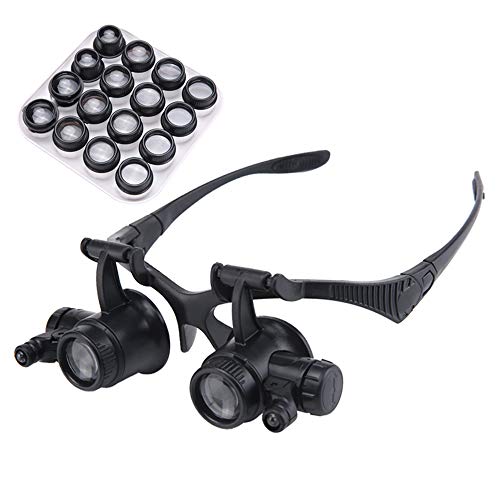 Portable loupe grossissante 20 fois pour lire et réparer sans fatigue