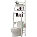 HYY-YY Mensole da Bagno sopra la Toilette Bagagli Mensole Bagno Rack Organizzatore 3 Ripiani Bagno del risparmiatore dello Spazio negli igienici Bianco for la casa Doccia Caddy Shelf (Colore: Bianco,