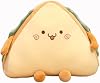 XIYUAN 15.7inch Cute Food Plush Pillows Cute Sandwiches Soft Plush Animals Soft Bread Pillow Hugging Toys Sofa Bed Cushion Pillow Kids Toys Home Decor Gifts