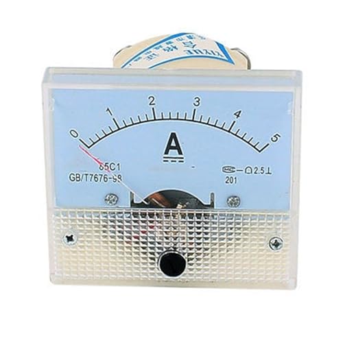 Ampèremètre analogique DC 0-5A pour surveiller la charge de batterie en atelier