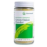 Gourmend Foods Organic Green Onion Powder – Certified Low FODMAP Onion Substitute, Filler Free, Gluten Free, 100% Natural, No Corn Starch, Maltodextrin, 'Flavors' or Other Fillers