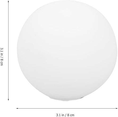 Miniatura 3 de Pantalla de lámpara de globo de vidrio esmerilado para ventilador de techo, cubierta de luz de repuesto para lámpara de mesa