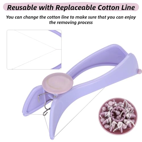 Image of Facial Hair Removal for Women, with Threading Removal Tool, Portable Size for Facial, Neck Hair (Glasses Box)