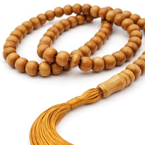Image of Mandala Crafts Tasbih Muslim Prayer Beads 99 for Men & Women - Islamic Rosary Misbaha Tasbeeh Sibha - Zikr Dhikr Subha Beads for Ramadan Eid Gift