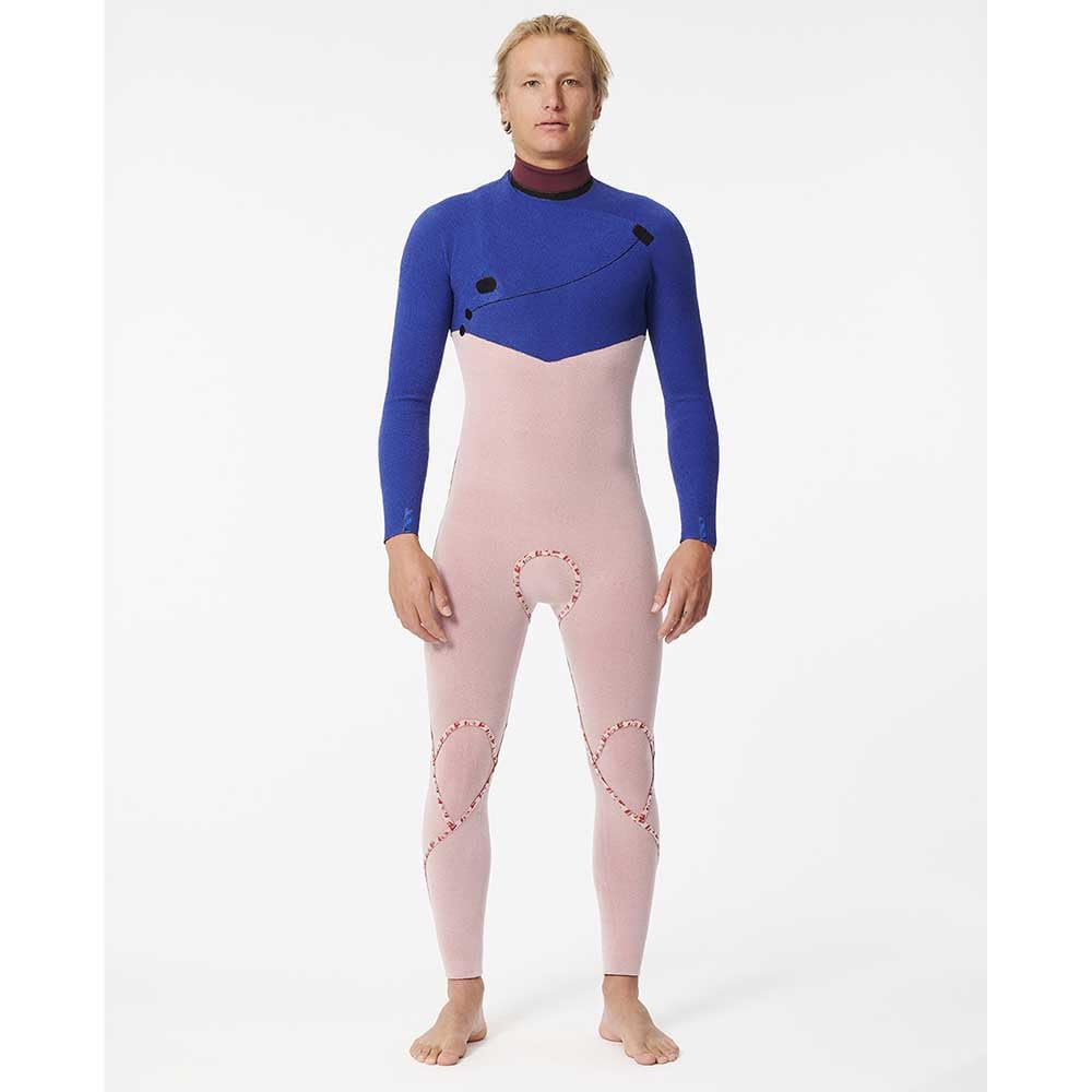 Rip Curl Mens Flashbomb 4/3mm GBS Zip Free Wetsuit 14NMFS - Black Rip Curl Mens Size - MS