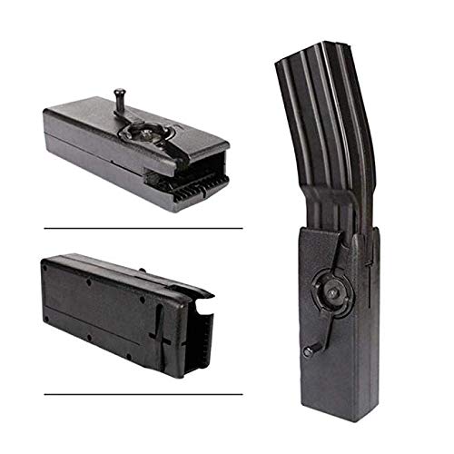 Gexgune Plastic BB Speed Loader M4 Hand Crank for Airsoft Hunting Magazine Quick Loader-6MM 1000 Rounds (6 Colors Optional)