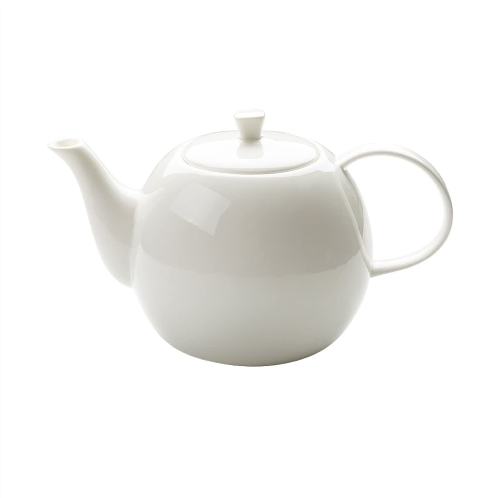 Czajnik emaliowany, Dzbanek do herbaty 1600 ml Biały ceramiczny Dzbanek do herbaty Duży wysokotemperaturowy filtr do herbaty Zimny ​​czajnik Dzbanek do kawy Czajnik do użytku domowego Czajnik do herba