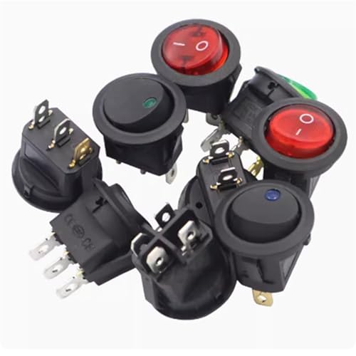 Interruptor basculante de 20mm para paneles de herramientas y proyectos 2