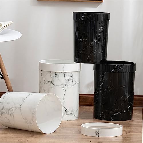 Corbeille à déchets de grande capacité pour maison sans couvercle