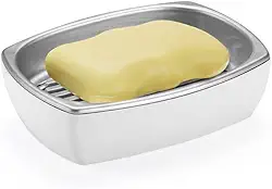 Saboneteira Arthi | Design Clean e Elegante | Grades para Escoamento | Prática e Funcional | Organização no Box | Durabilidade | Instalação | Garantia de 5 Anos | Higiene Pessoal | Mais Espaço