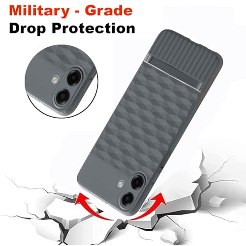 Image of Shockproof Case | Full Camera Protection | TPU Flexible Back Cover for Samsung Galaxy A07 4G /5G /F07 4G /M07 4G /M17e 5G /F70e 5G (Graphite Grey)