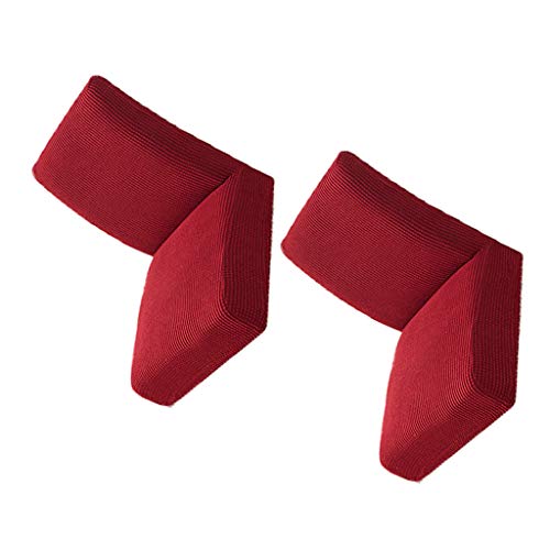 LOVIVER 2 Unids Cubierta de Taburete de Silla con Respaldo Bajo Corto Spandex - borgoña