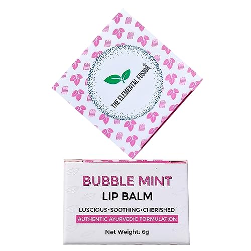 The Elemental Fusion Bubble Mint Lip Butter - Shea & Kokum Butter | Winter LipCare | 6g