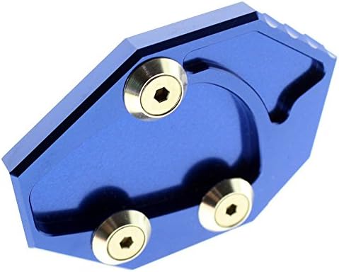 FXCNC Racing Aluminum CNC Motorcycle Side Stand Plate Kickstand Extension Pad Compatible with Kawasaki GTR1400 / Concours 14 2008-2015, Ninja ZX14R/ ZX14 /ZZR1400 2006-2015