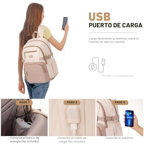 35% Off WINDARS Backpack for Girls with USB Port - Image 7