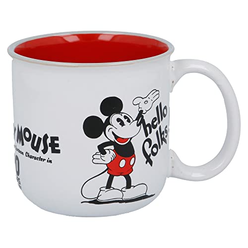 Taza desayuno de cerámica de 400 ml de Mickey Mouse 90