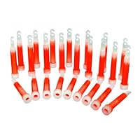 KNIXS Power-Knicklicht. 4 - 25er Bulkpack Rot (Länge 10cm Durchmesser ca.1,5 cm)