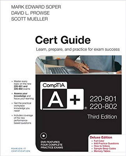 CompTIA A+ 220-801 and 220-802 Authorized Cert Guide
