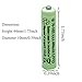 QBLPOWER Solar Light Batteries AAA Triple A NIMH 600mAh 1.2V Rechargeable for Garden Lights Remotes Mice(8Pcs)