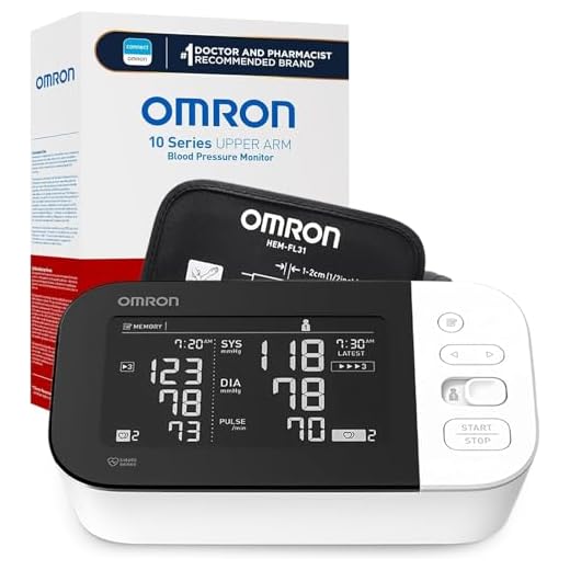 OMRON 10 Series Blood Pressure Monitor for Home Use & Upper Arm Blood Pressure Cuff - #1 Doctor & Pharmacist Recommended Brand - Clinically Validated - Connect App
