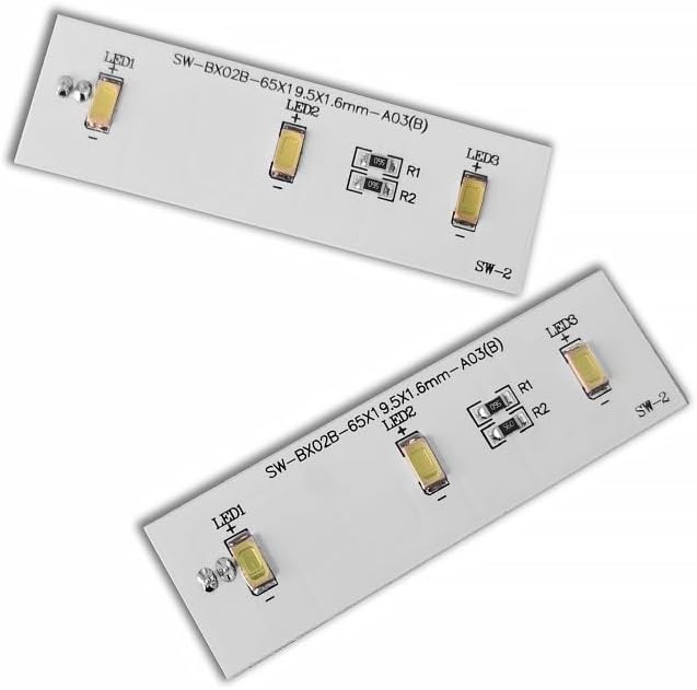 LED Light Strip Replacement lamp for El/ectrolux Refrigerator ZBE2350HCA SW-BX02B SW-BX02B-65X19.5X1.6MM-A03(B)