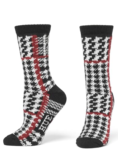 Image of HUE womens Crew Length Boot Socks, 2 Pair Pack