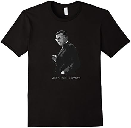 Jean-Paul Sartre Existentialist Philosopher t shirt