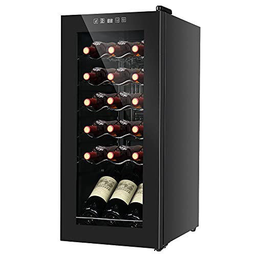 KUPPET Freestanding Countertop Single Zone Wine Cooler Refrigerator