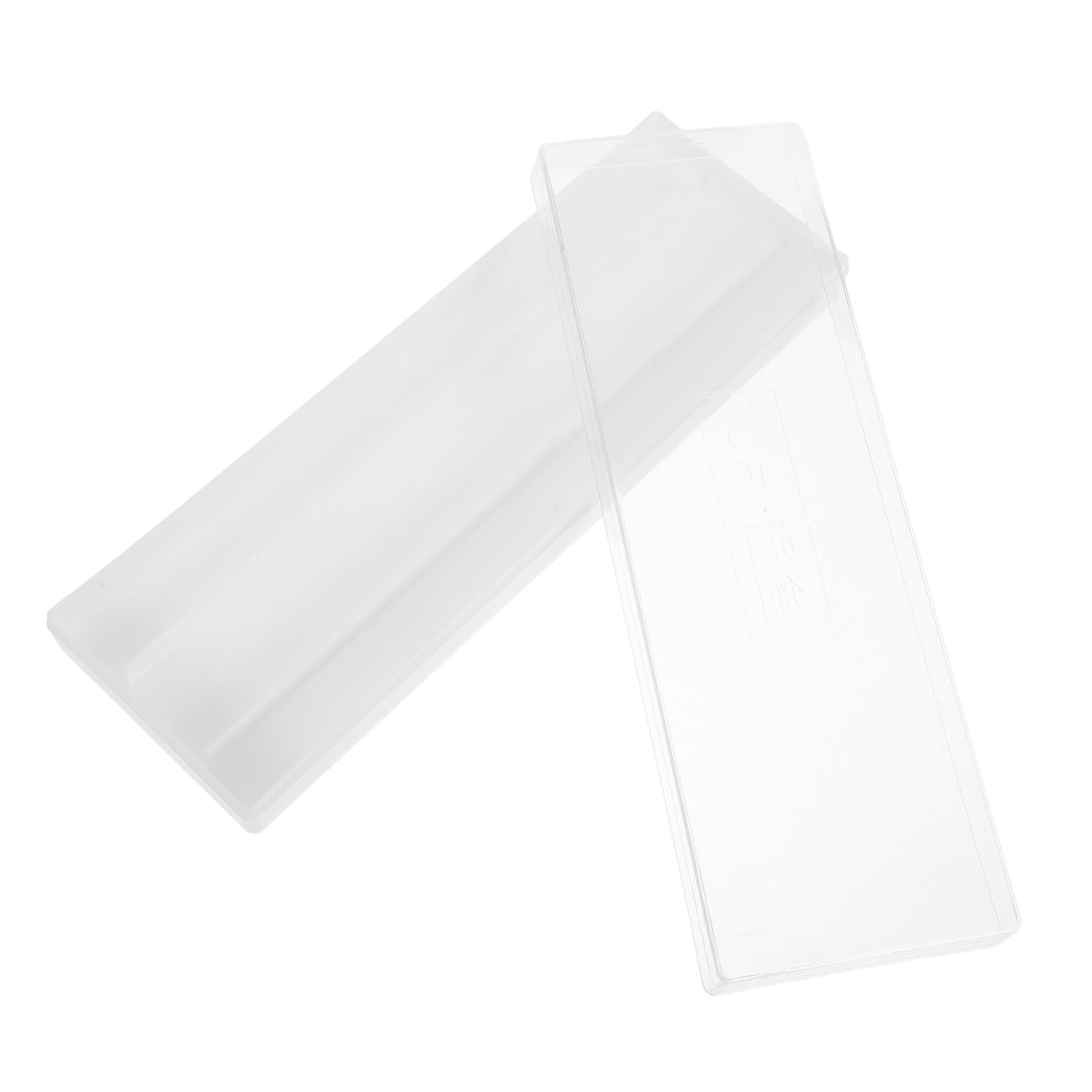 PRETYZOOM Lot De 5 Lames De Microscope Rectangulaires en Verre Transparent Support D'Expédition pour Mini Lames De Microscope De Laboratoire Transparent - Laboratoire